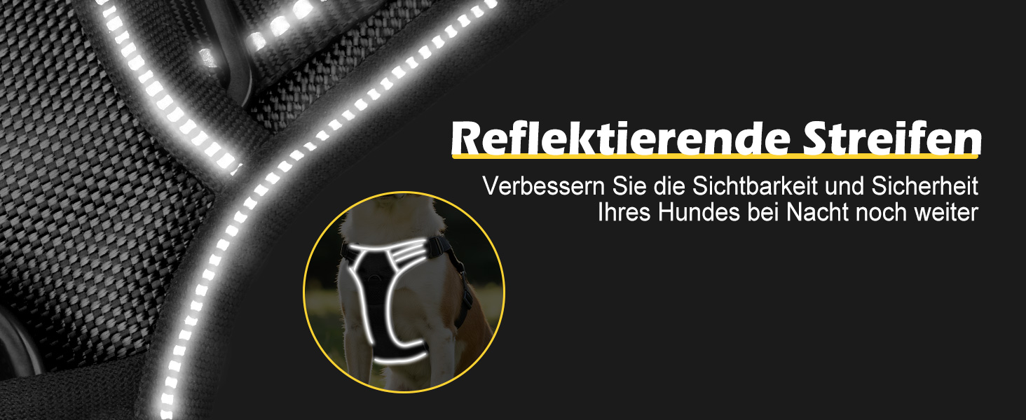 Світловідбиваючий нашийник для собак Joytale, акумуляторний, для середніх собак, без натягування, з LED, з ручкою, регульований, для нічних прогулянок, зелений, M. Зелений (XL (1 шт.), чорно-синій)