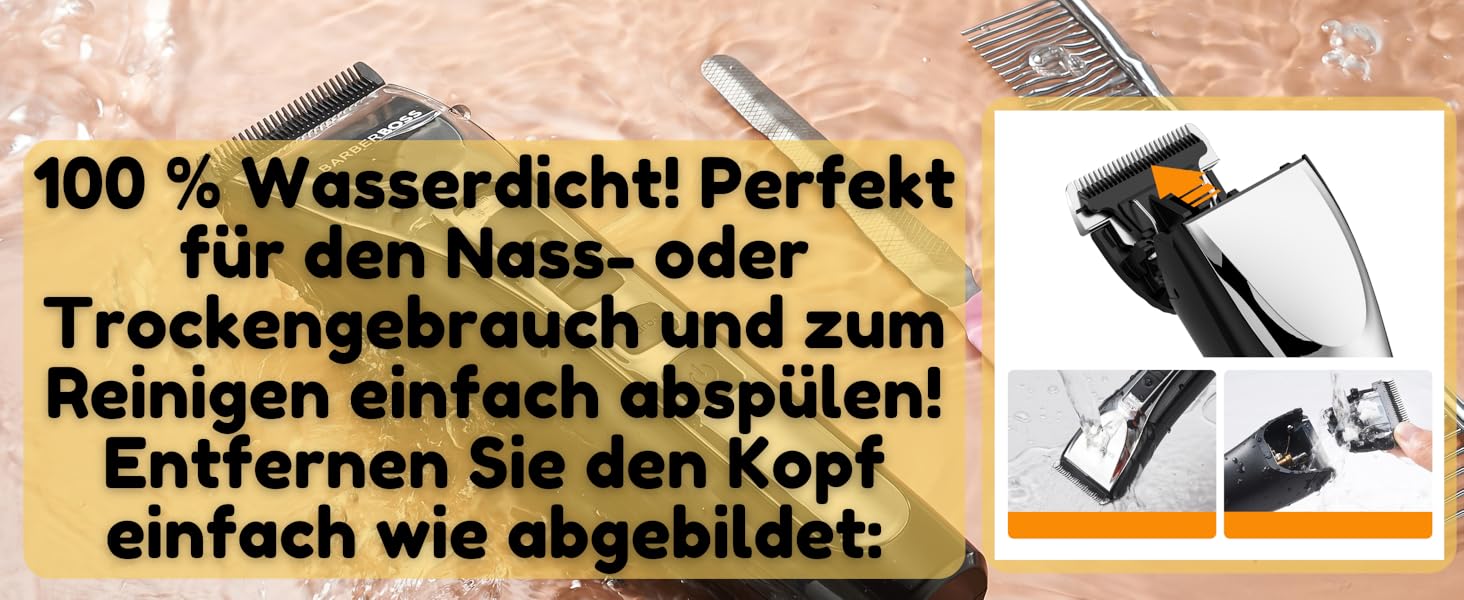 Професійний собачий триммер BarberBoss QR-9086 для густого волосся: набір для догляду за собаками та котами, бездротовий, тихий
