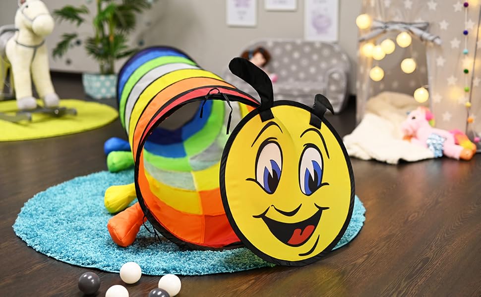 Ігровий тунель-гусениця Knorrtoys, яскравий дитячий тунель для ігор