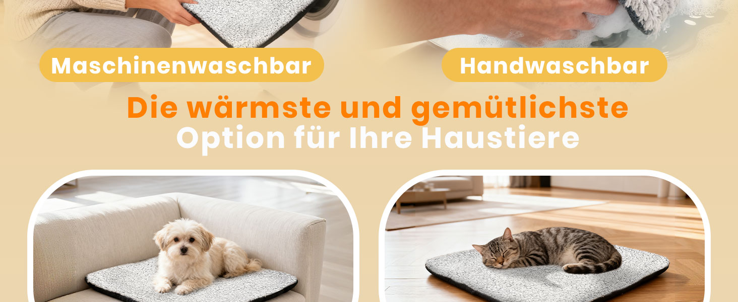 Самовідіюча ковдра для котів та собак, тепла підстилка для тварин, без електроенергії, 115x70 см