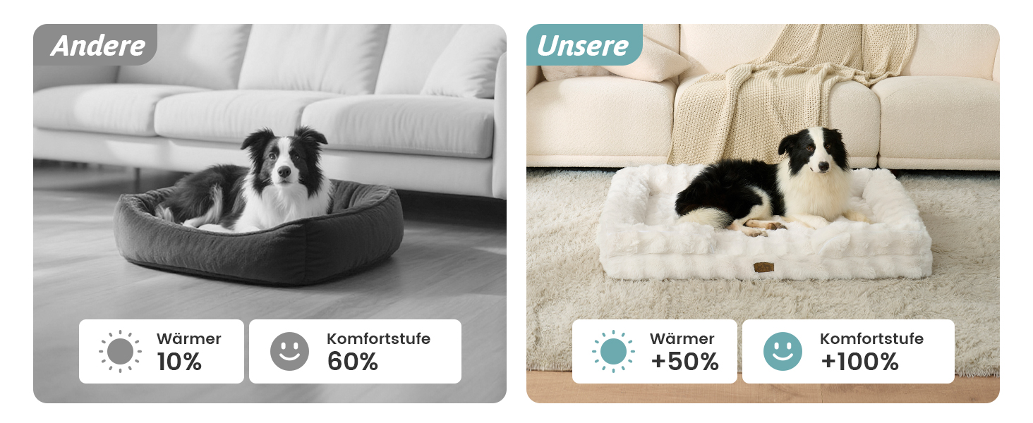 Ортопедичне ліжко для собак з штучного хутра, великі породи, C-подібне ліжко XL сірого кольору Tie-Dye, м'яке, тепле, з водонепроникним покриттям, антиковзаюче, з високощільним пінополіуретаном, миється