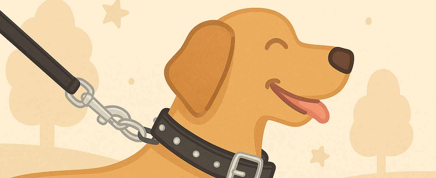 Обруч для собак Monkimau з натуральної шкіри, плетіння, регульований (55 - (30мм)), розмір M: 30мм x 55см