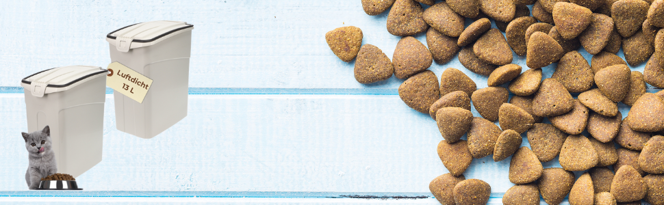 Контейнер для корму GarPet 13 л: герметичний, для собак та котів