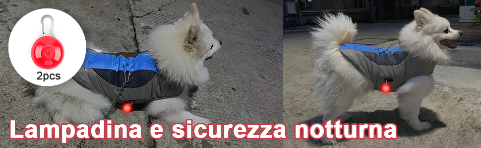 Підкладкова регульована куртка для собак, обігріваюча жилетка для собак з LED-підсвічуванням, зручна та вітронепроникна куртка для маленьких та середніх собак (XL, Синій та Сірий) XL Синій та Сірий