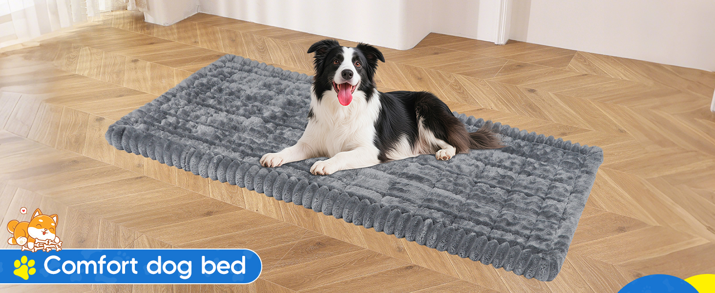 Килимок для собак у машину Loiion, антиковзаюча підстилка на заднє сидіння, м'яка автодеки для собак, 127×62,5x2,5 см, темно-сірий