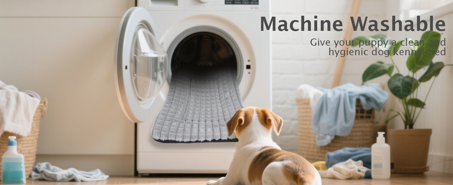 М'яке ортопедичне ліжко для собак BVAGSS, 100x80 см, сірий колір, з неслизьким дном, миється, плюшеве, для маленьких, середніх та великих собак