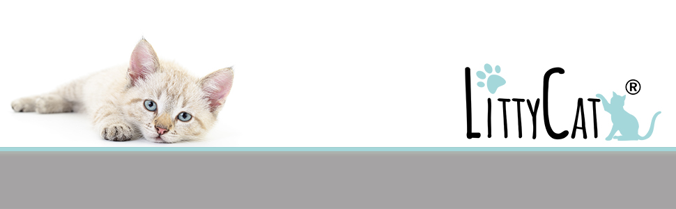 Відро для сміття з котячого туалету Littycat з лопаткою - з картриджем для поповнення - котячий туалет, відро для котячого туалету біло-сірий + 1 картридж біло-сірий