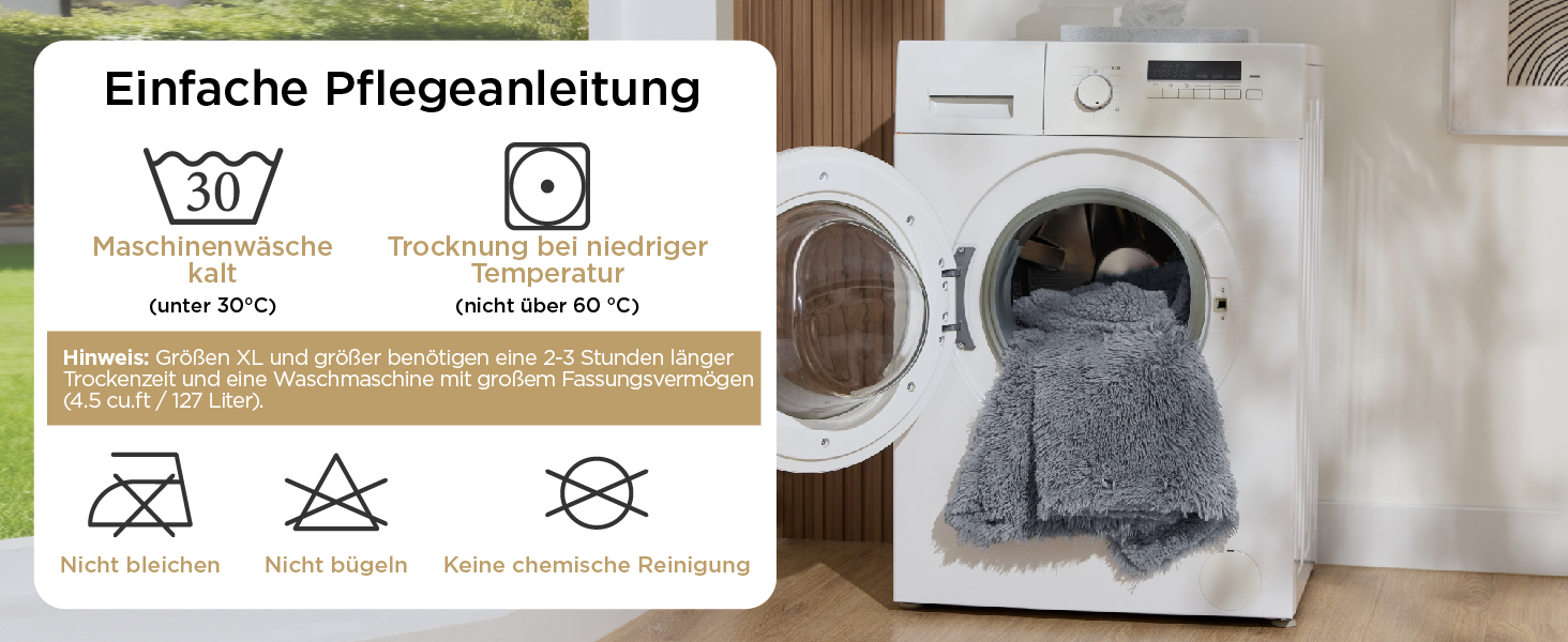 Водонепроникний коврик для собак BEDSURE - 152 x 203 см. М'який, плюшевий, легко миється. Захист для собачого ліжка. Колір: Батик-сірий.