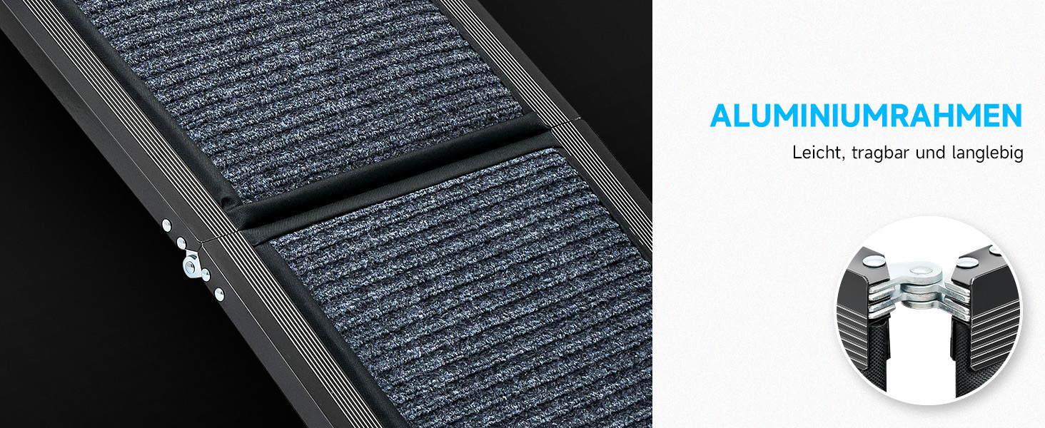 Східці для собак CO-Z, 170 см, розкладні, до 90 кг, з антиковзким покриттям, для всіх автомобілів