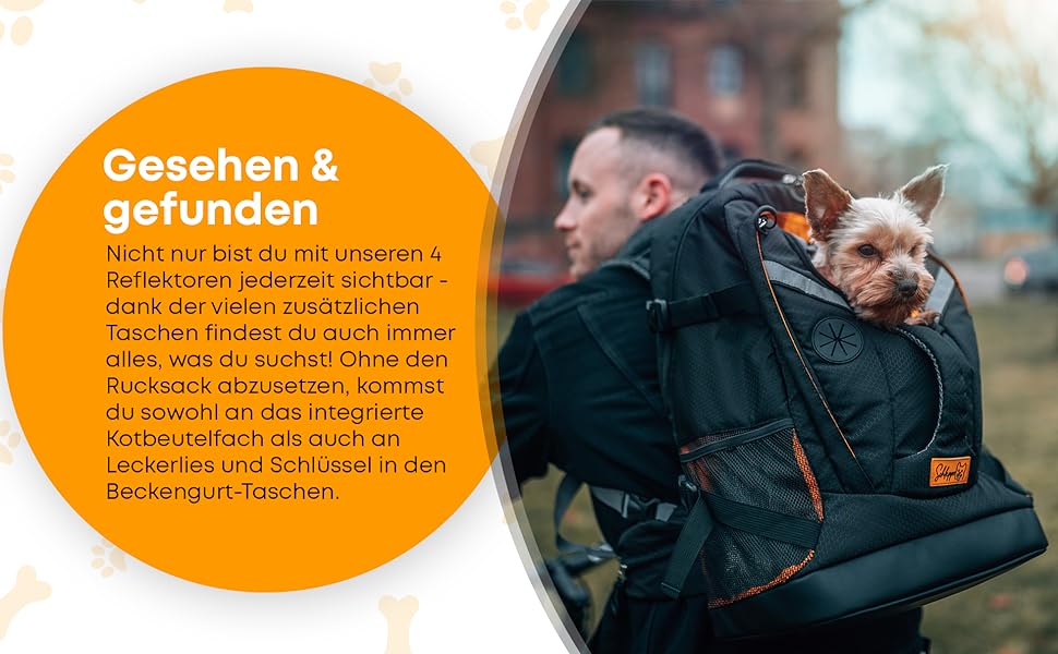 Швейцарський рюкзак для собак Schleppo до 7 кг | Рюкзак для собак | Дихаючий водонепроникний рюкзак для походів та міста (Зелений, універсальний розмір)