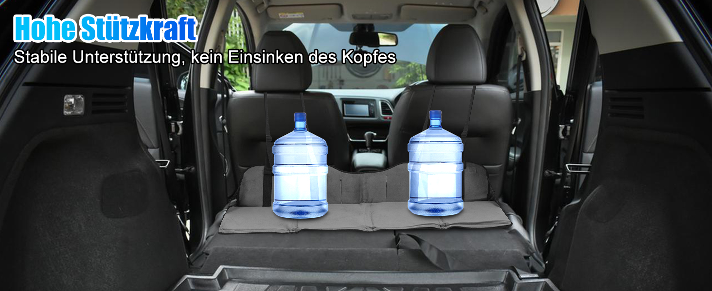 Розширювач для заднього сидіння автомобіля, килимок-матрац, сірий, фланель | Розширювач для SUV, MPV, компактних авто