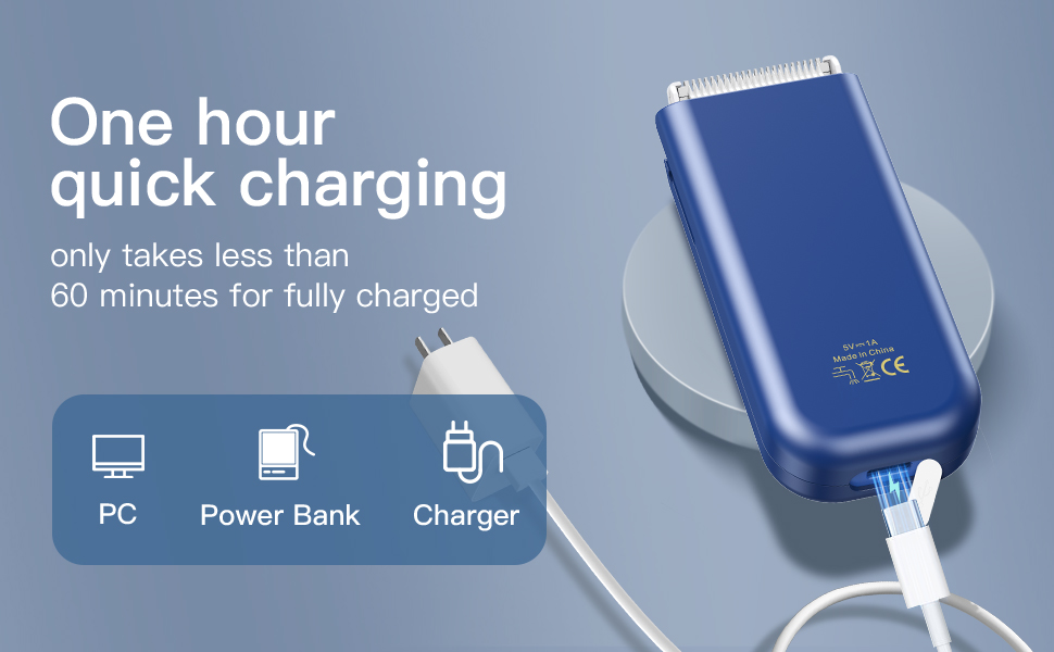 Електричний міні-набір для догляду за котами, акумуляторний, Type C, бездротова машинка для стрижки шерсті котів з матовим покриттям, легка, для кошенят/цуценят/кроликів/маленьких тварин, блакитний