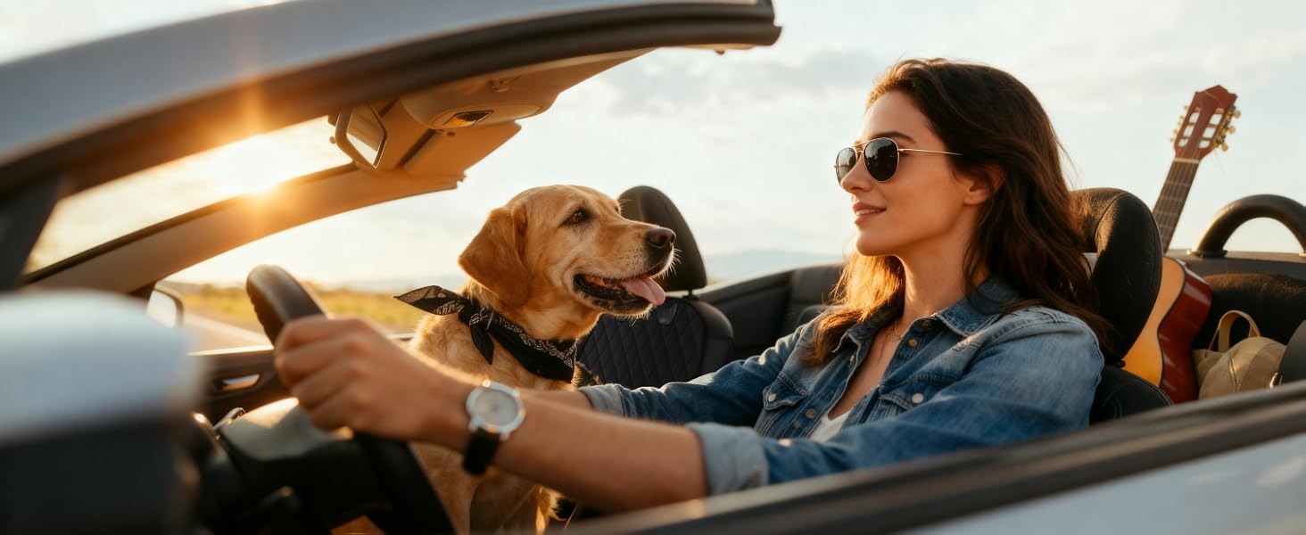 Чохол на автокрісло для собак Alfheim, чорний, нековзкий, захист від подряпин, для вантажівок, фургонів та SUV