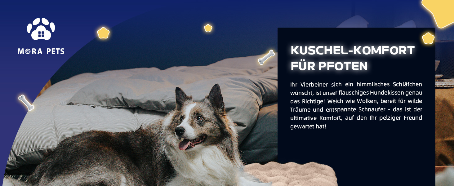 М'яке ліжко для собак Mora Pets: тепла, зручна, миюча, 91 x 60.5 см, коричневий колір