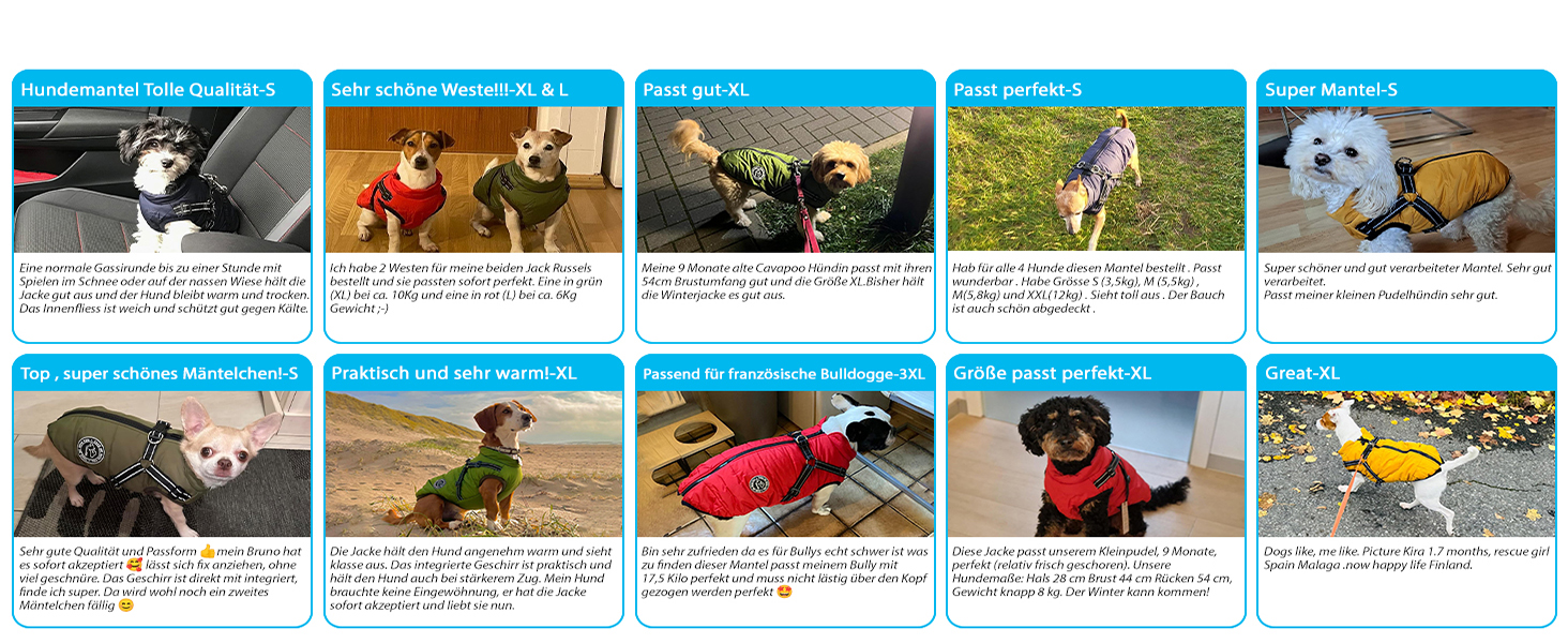 Зимова жилетка для собак - тепла жилетка для собак, курка для собак, одяг для домашніх тварин, для катання на лижах, без рукавів, з підкладкою, з нагрудником, темно-синій, розмір S