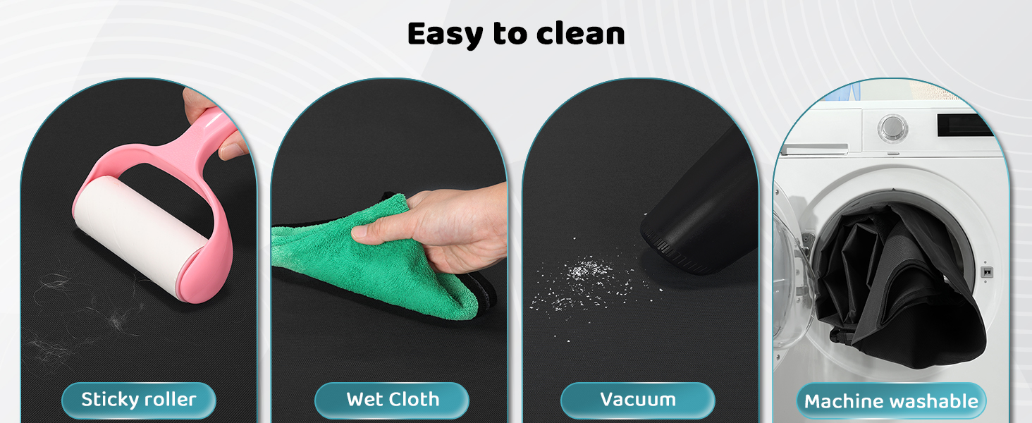 Захист для багажника автомобіля від бруду та подряпин для собак KYG - універсальний, водовідштовхуючий, стійкий до зношування, з боковими захистами, легко миється, чорний, 185x105x38 см