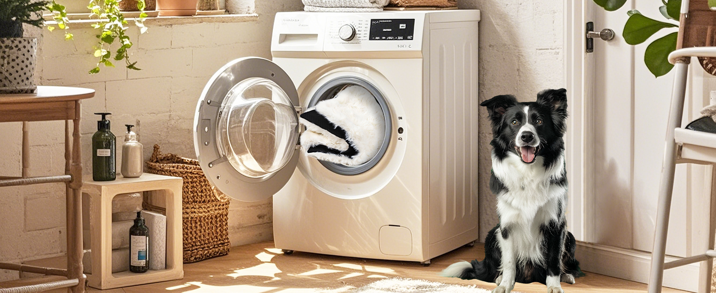 Самогріюча ковдра для домашніх тварин Wdmiya 60x45 см, для котів та собак, миюча, флаєцева, без електроживлення, для автомобіля. Білий колір, розмір M.