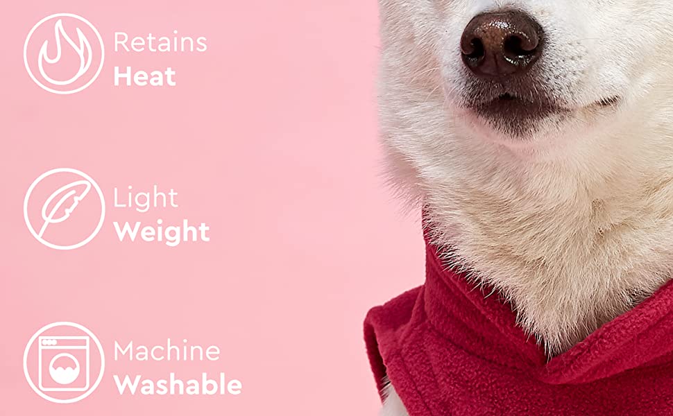 Тепла жилетка для маленьких собак GOOBY, фліс, колір clay, розмір XL