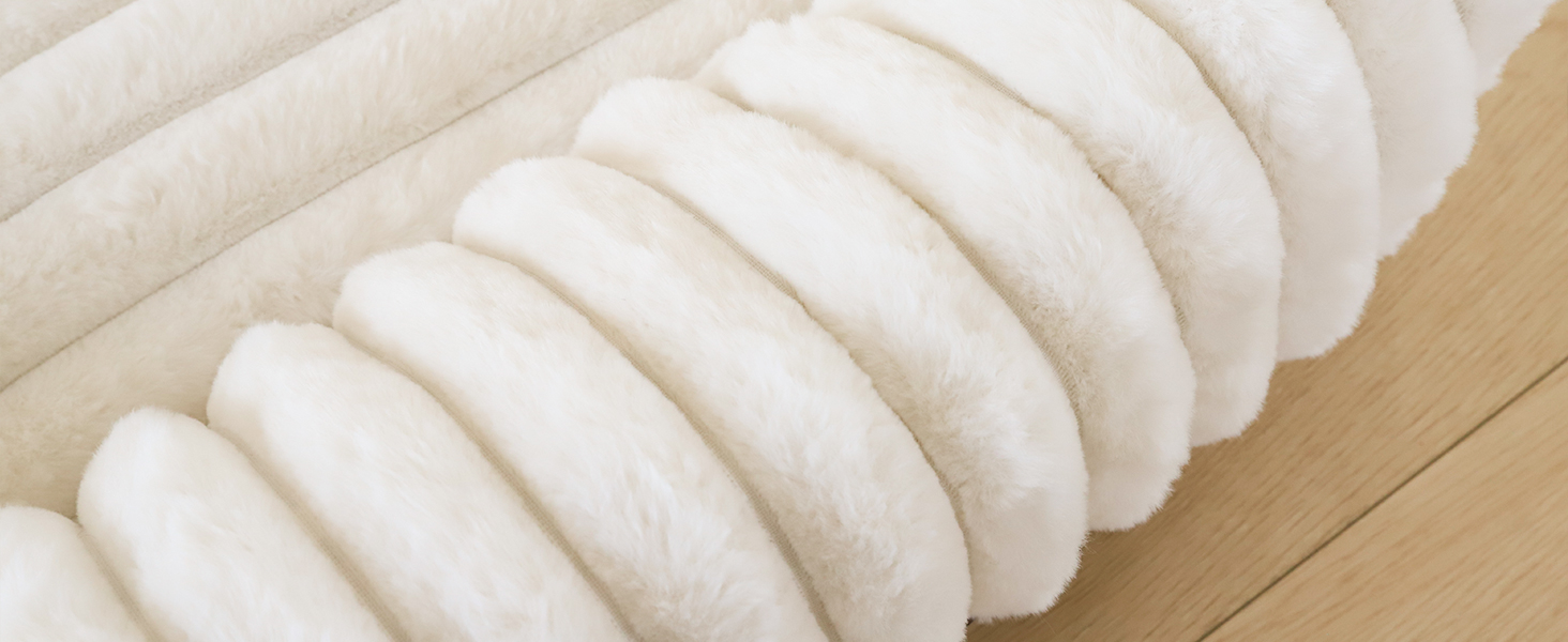 Килимок для котів XIAPIA з м'якою тканиною, 50x48x15 см. Ортопедичний лежак для котів та маленьких собак, білий.