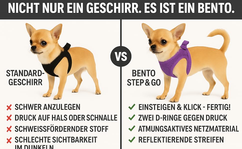 Шлейка для собак середнього розміру Flamingo Step&Go Bento Beige, L