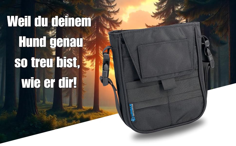 Сумка для ласощів для собак з магнітним закриттям та диспенсер для пакетів для прибирання – ідеальна для тренувань та прогулянок