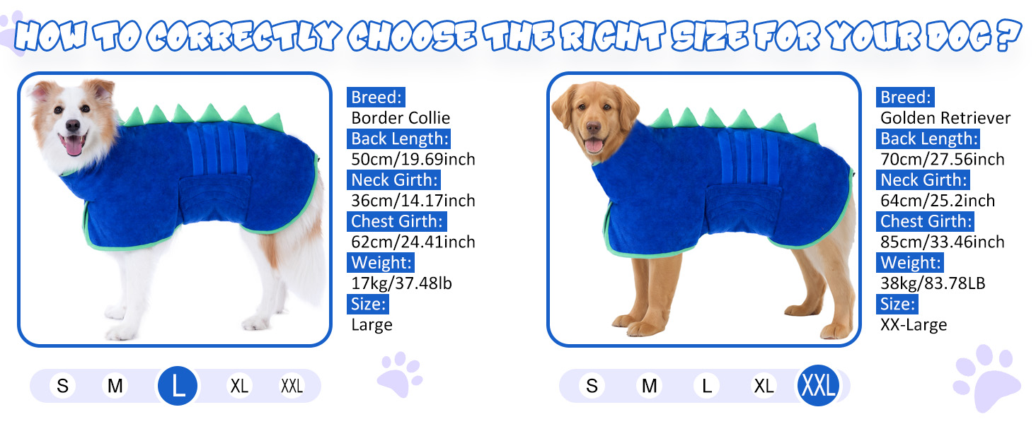 Рушник для собак з мікрофібри, швидковисихаючий, регульований, надпоглинутий, для середніх та великих собак, легко одягається (Сіро-зелений, XXL)