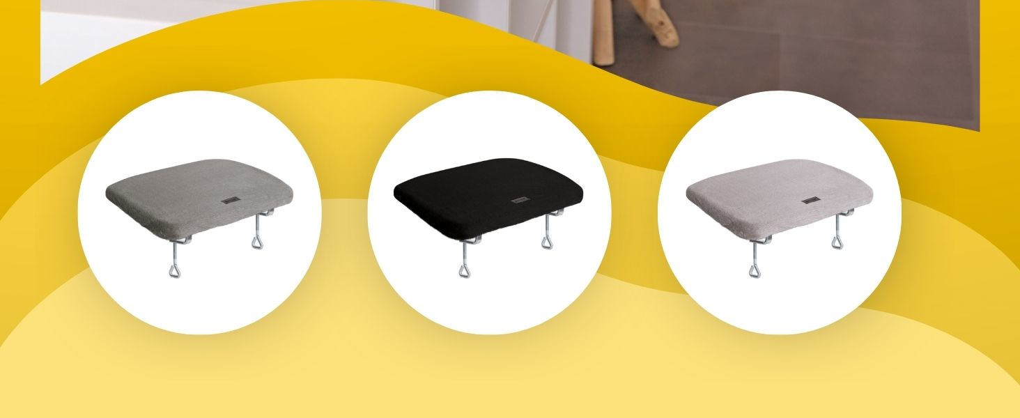 Кішка лежанка для вікна Lionto, м'яка, плюшева, 35x50 см, сіра, до 15 кг