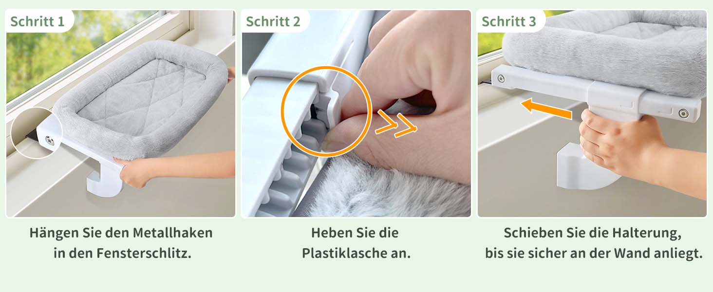 Ліжко для кота на батарею GUUSII HOME - тепле місце для відпочинку вашого улюбленця (58x33x15 см, сірий)