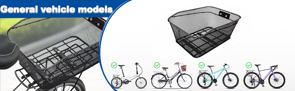 Задній велосипедний кошик великого розміру, знімний, для собак, покупок, пікніків, шкільних речей