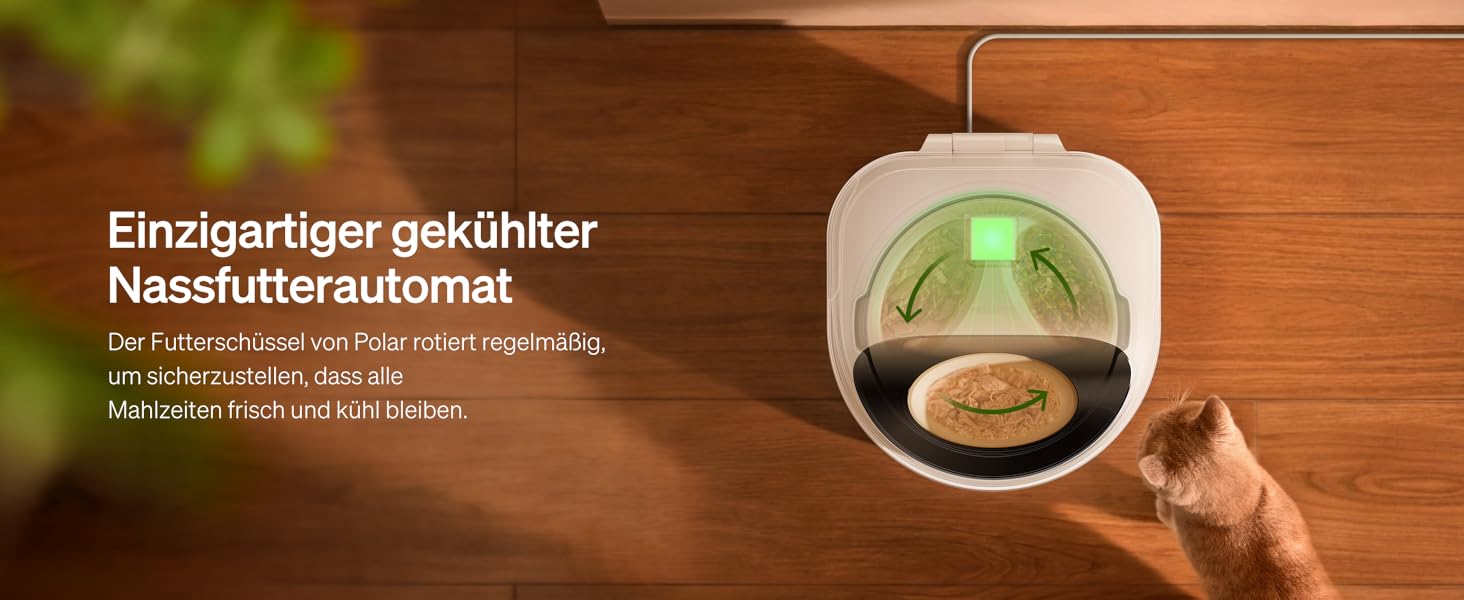 Автомат для котячого вологого корму PETLIBRO з напівпровідниковим охолодженням, Wi-Fi, керування через додаток, білий