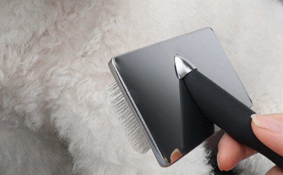 Щітка для грумінгу тварин | Гребінець від випадання шерсті для собак та котів – інструмент для видалення підшерстка, очищення, аксесуар, дешеддінг