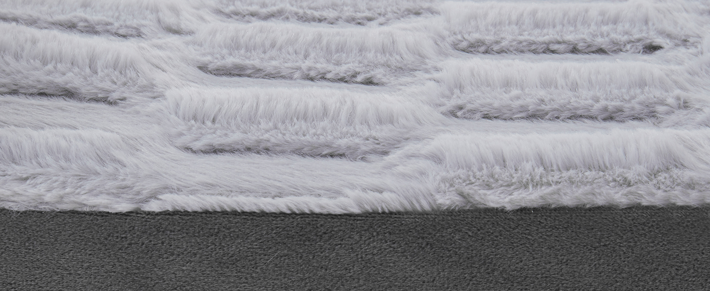 Ортопедичне ліжко для собак Pawk, великі та середні породи, з піною з пам'яті, миється, знімний антиковзний коврик, 89x64x17 см