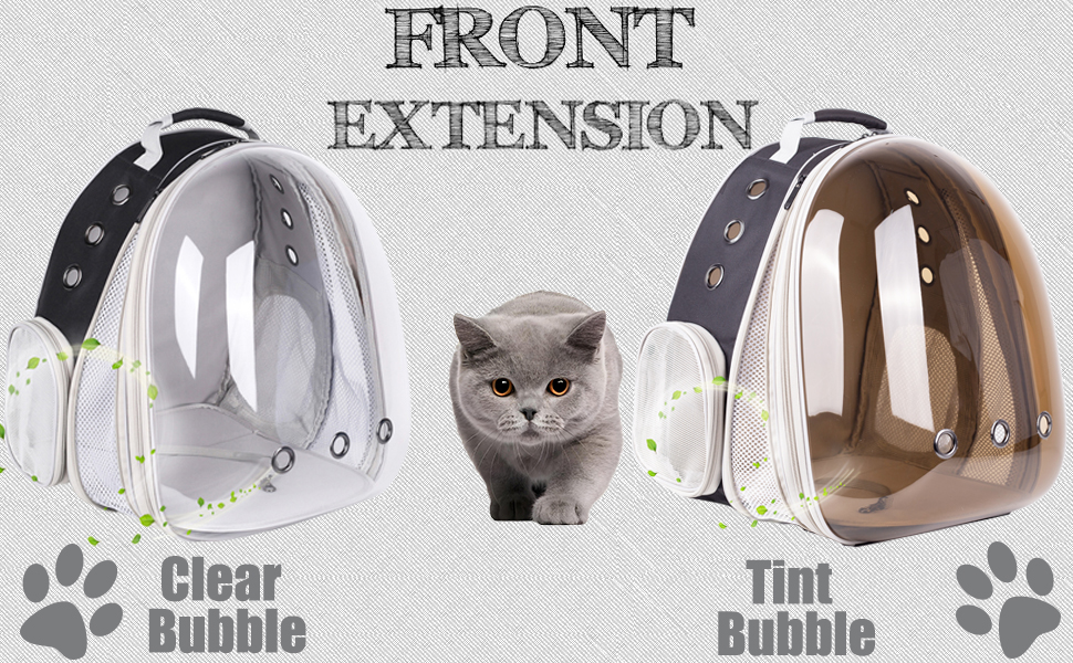 Рюкзак для кота, переноска для тварин до 9 кг, з переднім розширенням, чорний, для котів, цуценят, кроликів