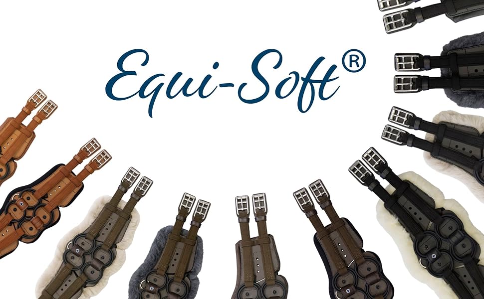 М'яка подушка Stübben Equi-Soft для сідельного ременя, універсальна, 50-150 см, бежево-коричнева овчина