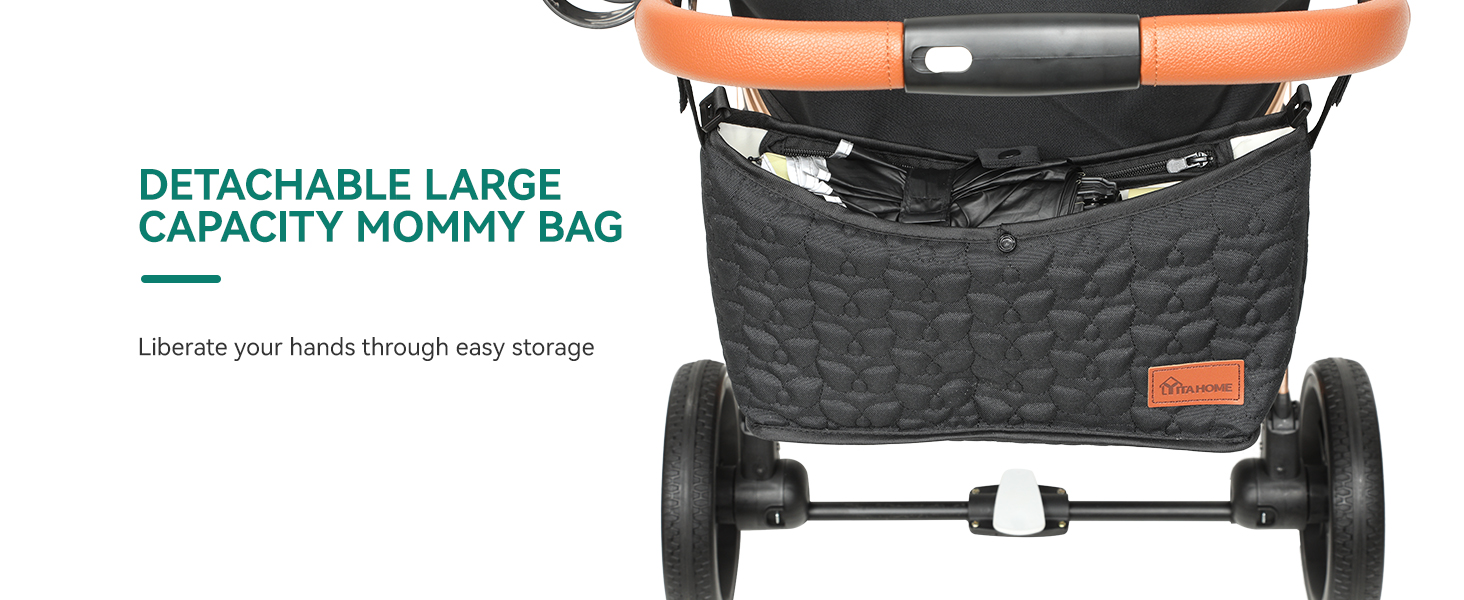 Візок для собак YITAHOME 3 в 1: візок, переноска, прогулянковий візок. До 22 кг, складний, для маленьких собак та котів (чорний)