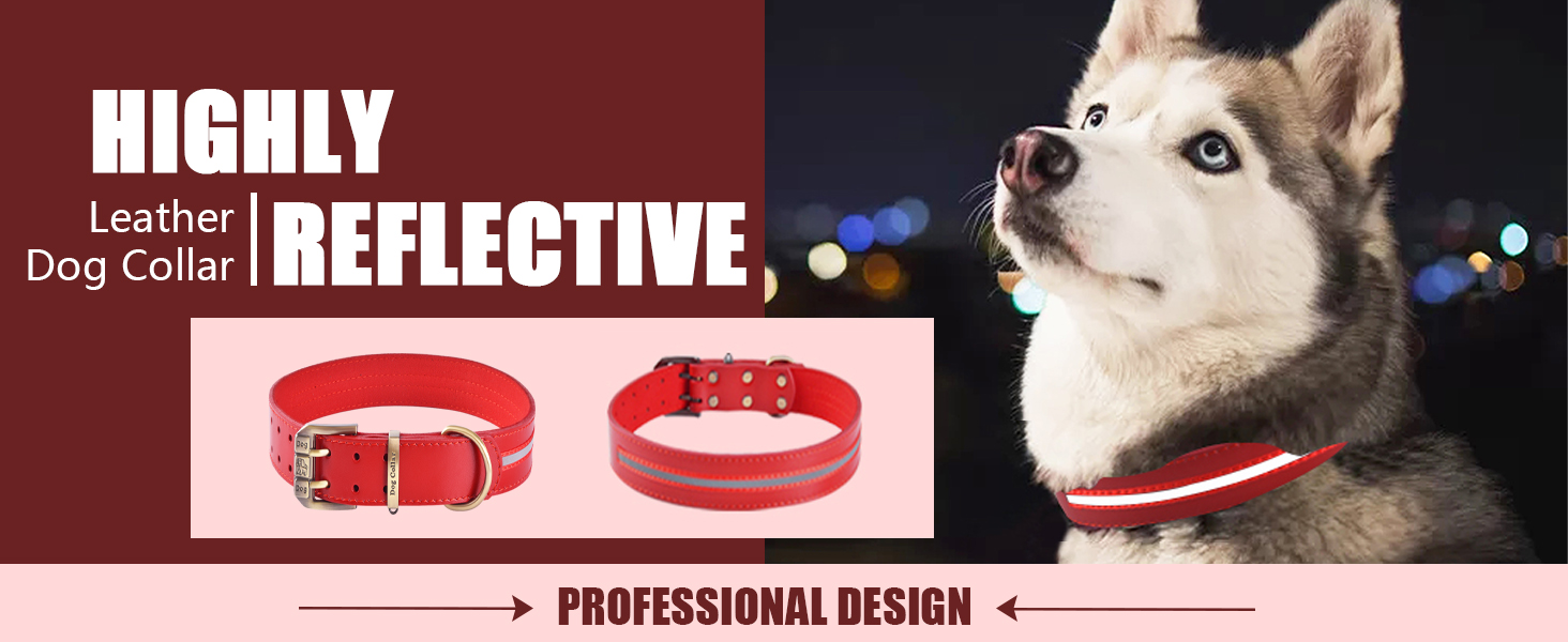 Шлейка для собак з екошкіри, м'яка, з підкладкою, світловідбиваюча, з латунною пряжкою, для собак малих, середніх та великих порід (Червона, XL)