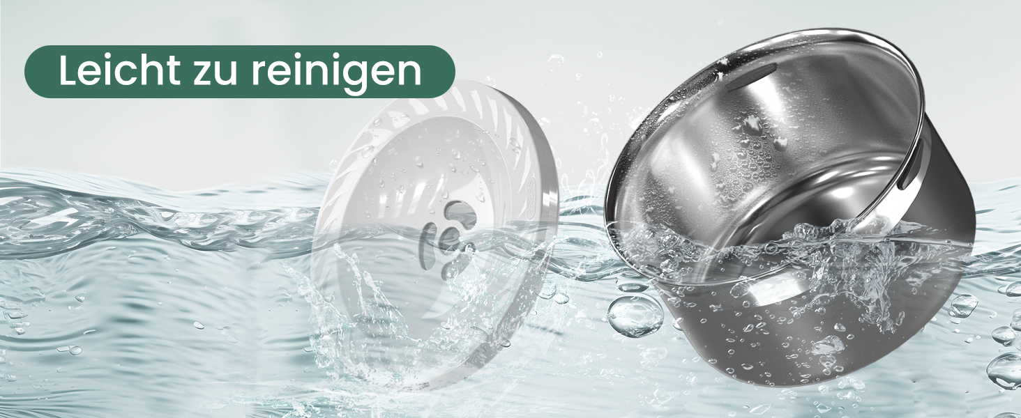 Миска для собак Garder Pet без облизування, нержавіюча сталь, противитікання, великі собаки, для дому та вулиці, запобігає краплинню, білий (3,85 л, чорний)