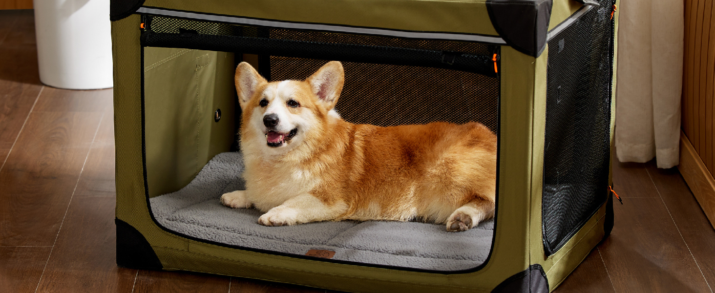 Килимок для собак Joydeco 74x53 см - двосторонній, з флісу, для переносок та кліток. Підходить для середніх та маленьких собак. Темно-сірий колір