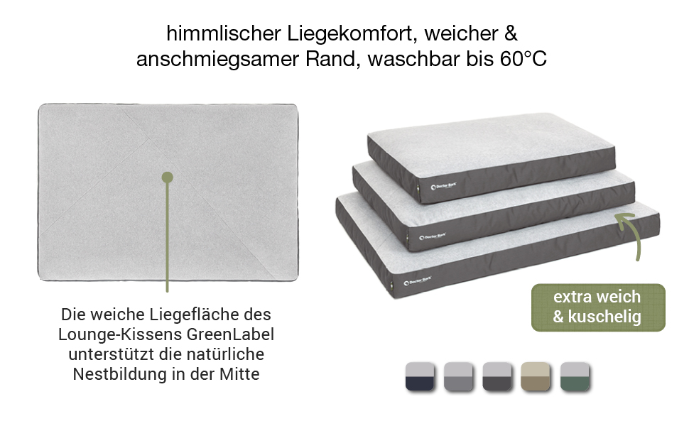 Килимок для собак середніх порід Doctor Bark - 88x60 см, сірий, миючий, м'який, плюшевий