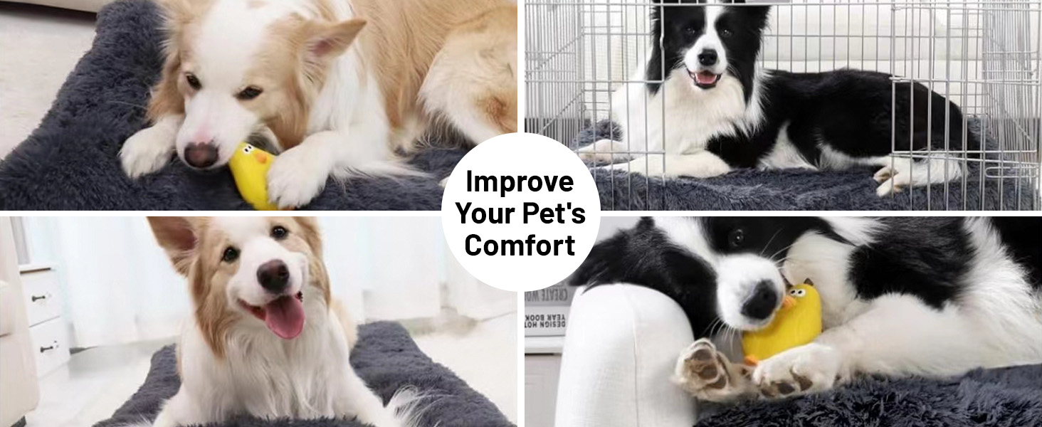 Крісло-ліжко для собак XL, 100x60x8 см: м'яке, зручне, з неслизьким дном