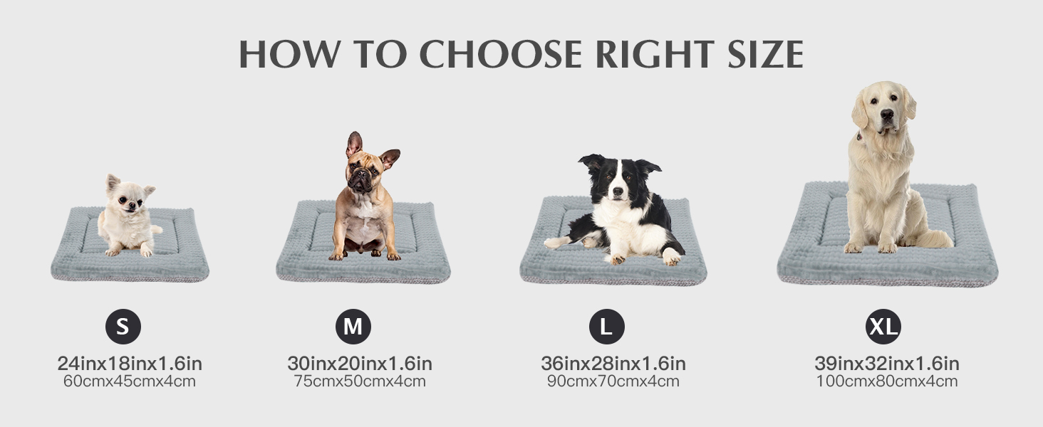 Килимок для собак, миючий, м'який, для маленьких, середніх та великих собак, сірий, 90x70 см (XZ016)