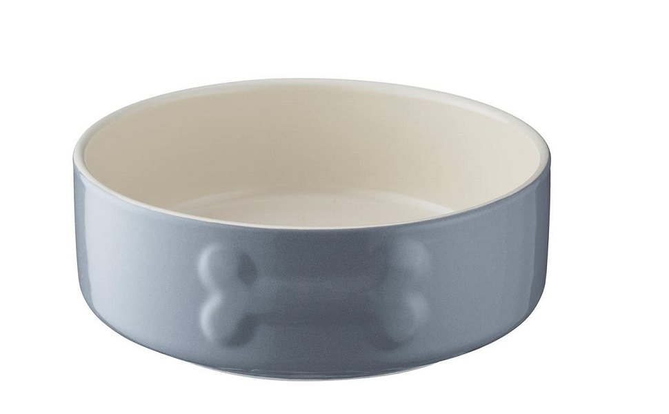 Миска для собак Mason Cash Colour Mix сірого кольору, 20 см, 1 шт.