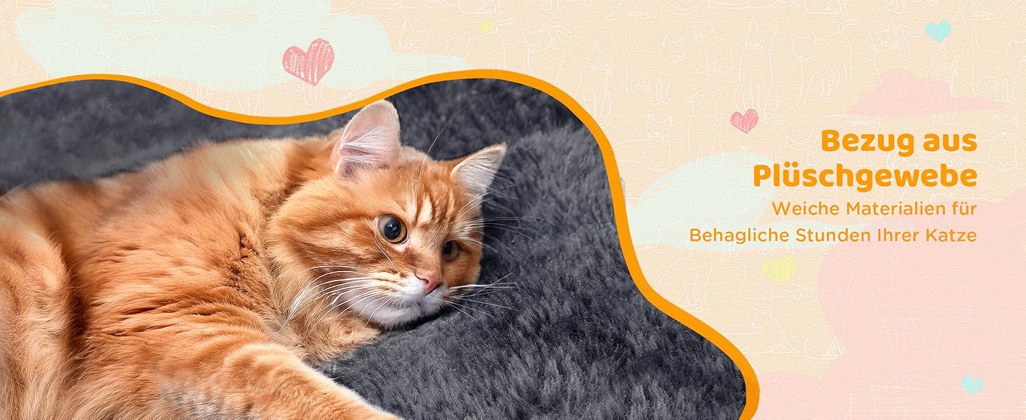 Котячий комплекс Yaheetech 170 см XL: кігтеточка, ліжко, гамак, іграшки, темно-сірий