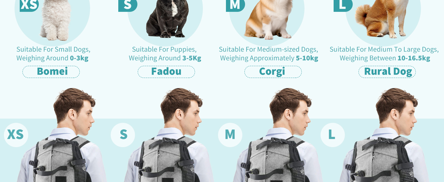 PETCUTE Рюкзак-переноска для собак та котів, сірий, до 10 кг