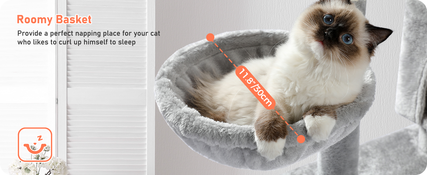 Драбина для котів PETEPELA 143 см з подушкою, кігтеточкою та двоповерховим будиночком – велика, зелена (сіра)