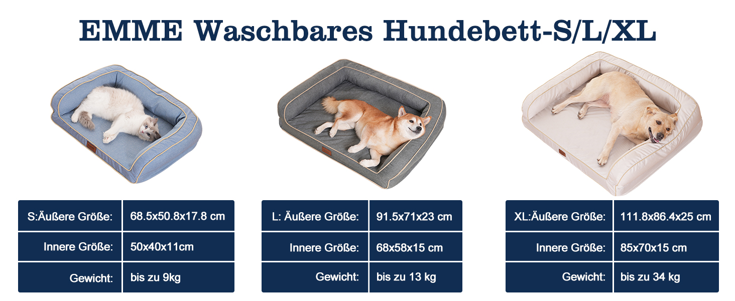 Ортопедичне ліжко для собак XL, 111x86x25 см, Memory Foam, водовідштовхувальне, сірого кольору