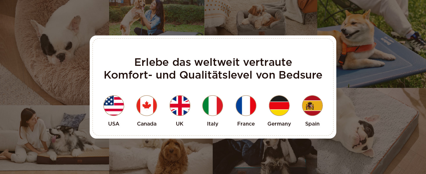 Крісло-лежанка для собак середніх порід BEDSURE - 71x50x7 см, сіре, миюче, з антиковзаючою основою
