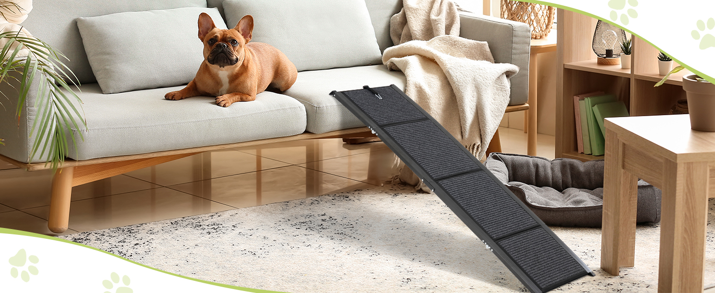 Рампа для собак у машину, 180 см, розкладна, протиковзка. Підходить для авто, вантажівок та SUV. Ширина 50 см. Максимальне навантаження: 110 кг