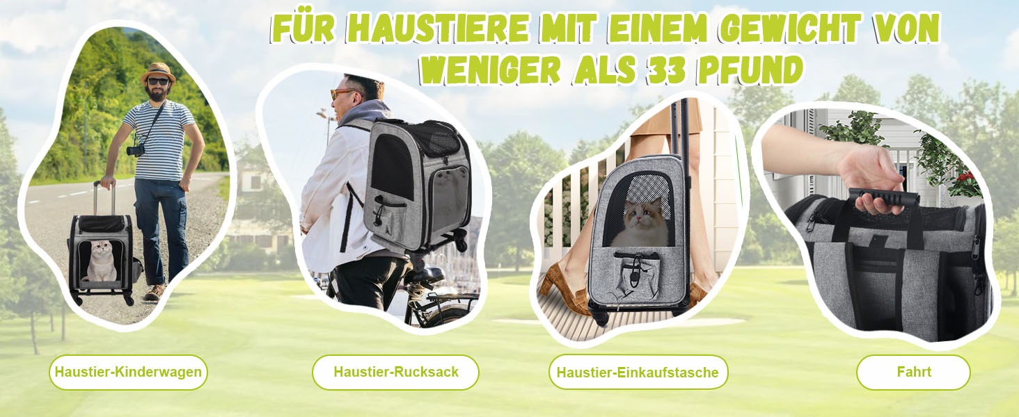 Рюкзак-переноска для котів та цуценят Stil, розширюваний, з колесами, велике об'єм, дихаюча сітка, високий комфорт, оксфордська тканина