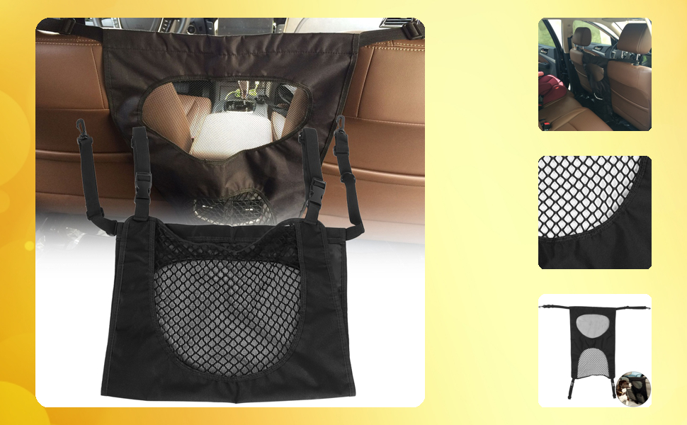 Сітковий бар'єр для собак у багажник авто, 71 x 45 см | Захист, безпека, комфорт